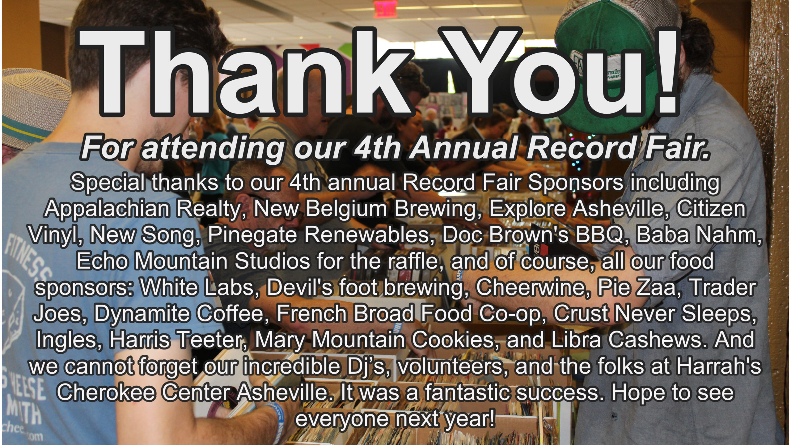 2023 Record Fair Thank You