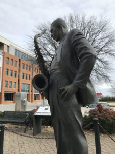 Statue of John Coltrane in High Point, North Carolina